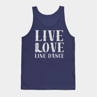 LIVE LOVE LINE DANCE Tank Top